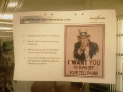 I want you to turn off your cell phone