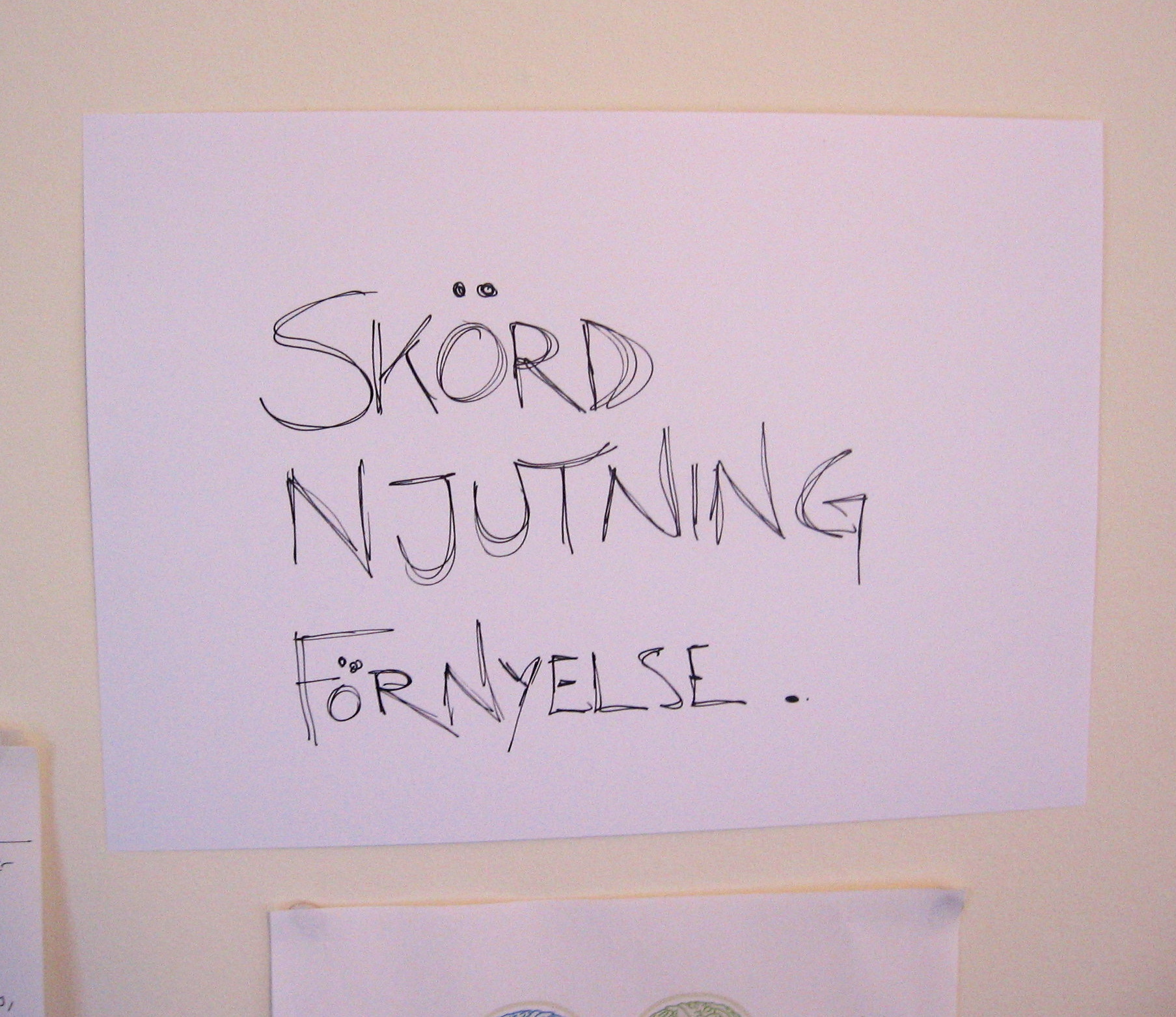 Skörd, njutning, förnyelse