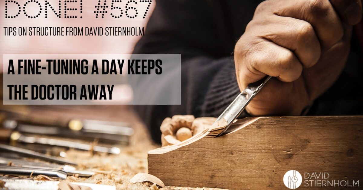 Podcast: Done! No. 567 - A fine-tuning a day keeps… | David Stiernholm