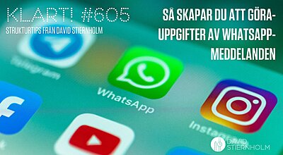 Sex appikoner på en grön mobilskärm. I mitten ligger WhatsApp-ikonen.